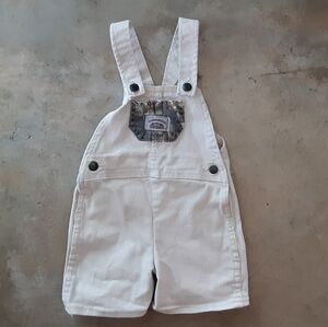 2 for $15 Vintage Kids Roundhouse Shorts Overalls USA Camo detail 3T marked 4T
